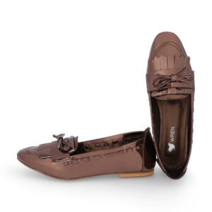 Bow Loafers - Copper