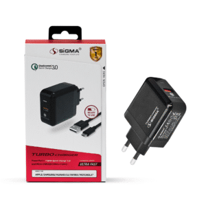 Sigma Turbo QC3.0 USB Micro Wall Charger | SCC-2