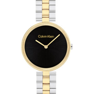 Calvin Klein Gleam Black Dial Two-Tone 32mm