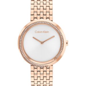 Calvin Klein White Dial Rosegold 34mm