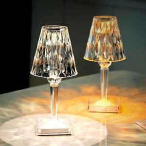 Crystal Acrylic Bedside Table Lamp